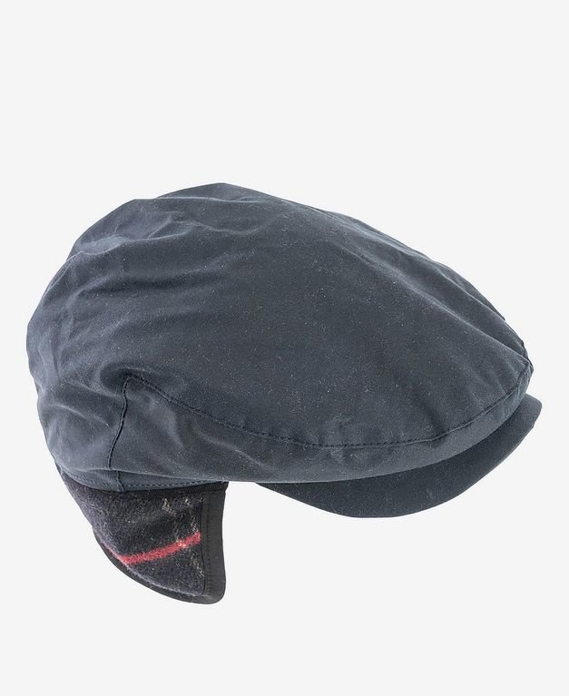 Barbour Cheviot Ear Flap Cap - Navy