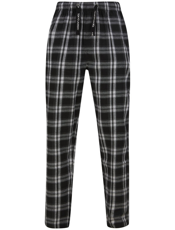 SRG Bennett Pyjama Pants  - Black Check