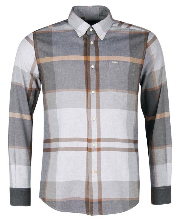 Barbour Dunoon Tailored Fit Shirt - Greystone