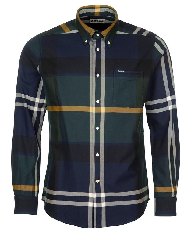 Barbour Dunoon Tailored Fit Shirt - Seaweed