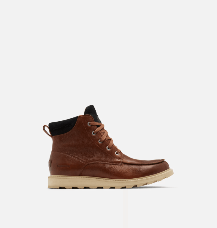 Sorel Madson II Moc Toe Boot - Gaucho Tan, Oatmeal