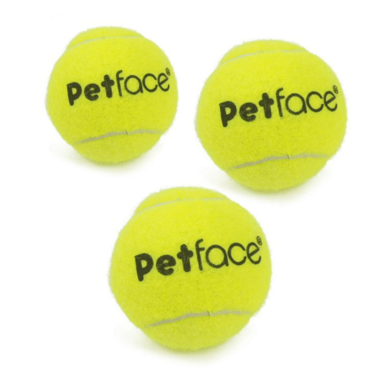 Petface 3 Pack Tennis Balls - Assorted