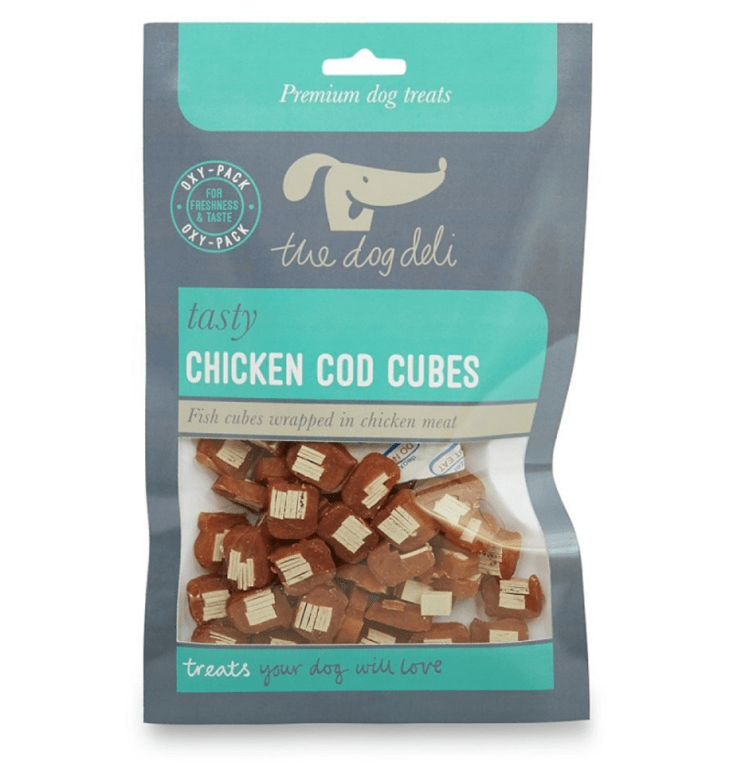 Petface The Dog Deli Chicken and Cod Cubes 100g - Chicken and Cod