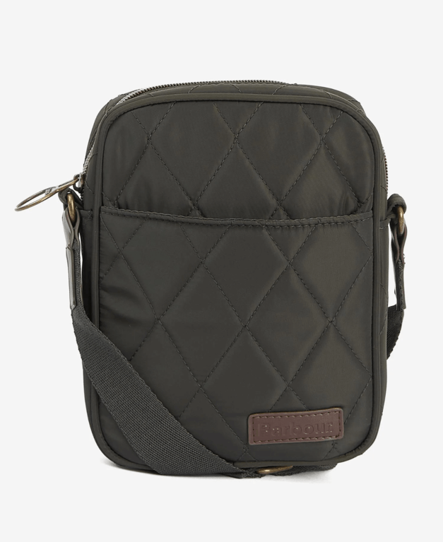 Barbour Quilted Crossbody Bag - Olive