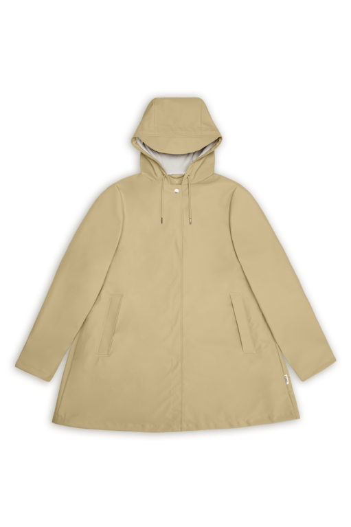 Rains A-Line Jacket W3 - Sand