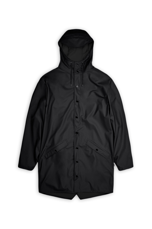 Rains Long Jacket 1202 - Black