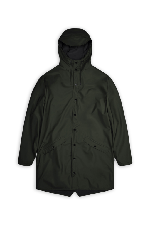 Rains Long Jacket - Green