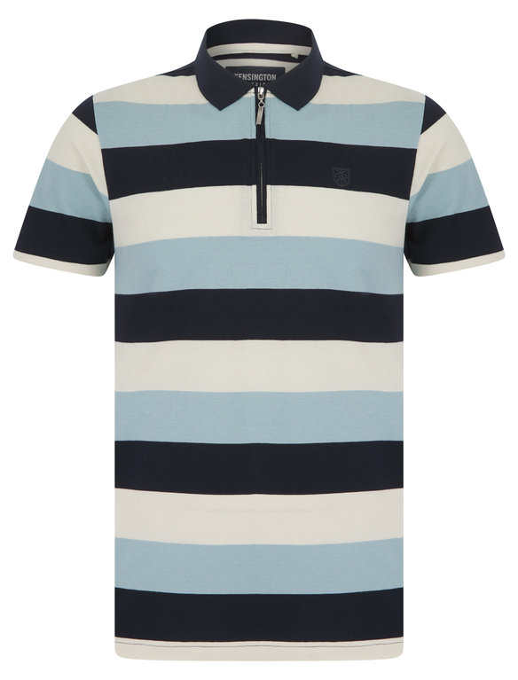 SRG Tarvin Striped Polo - Forget Me Not