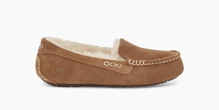 UGG Ansley Moccasin Slipper - Chestnut