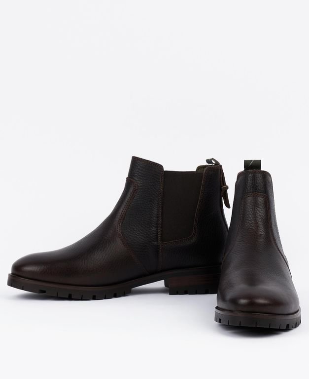 Barbour Nina Chelsea Boot - Dark Brown