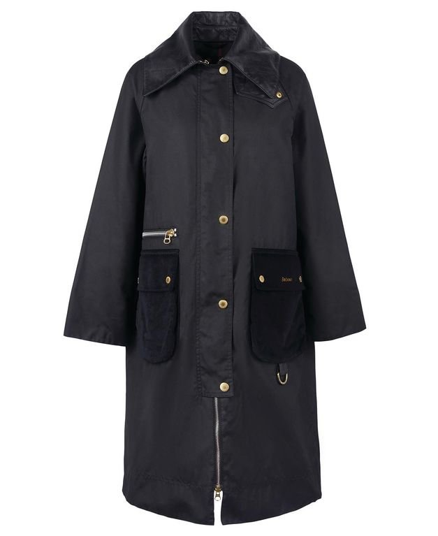 Barbour Premium Townfield Wax Jacket  - Black