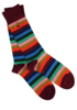 Swole Panda Bamboo Socks - Multi Fine Stripes Thumbnail