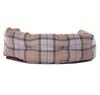 Barbour 30' Luxury Dog Bed - Taupe/Pink Thumbnail