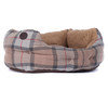 Barbour Luxury Dog Bed 24"  - Taupe/Pink Thumbnail