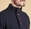 Barbour Patch 1/2 Zip Sweater  - Navy Thumbnail