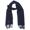 Barbour Plain Lambswool Scarf - Navy Thumbnail