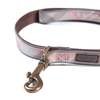 Barbour Reflective Tartan Dog Lead - Taupe/ Pink Thumbnail