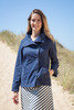 Yana Cotton Jacket - Myosotis Thumbnail