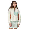 Patagonia Women's Microdini 1/2 Zip Fleece Pullover - Birch White  Thumbnail