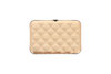 Ogon Design Quilt Button Wallet - Rose Gold Thumbnail