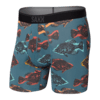 SAXX Quest Boxer  - Shadow Fish- Storm Blue Thumbnail